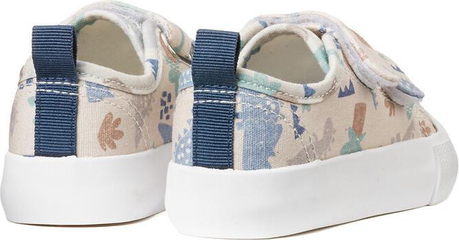 Image du produit La Redoute Collections Baskets en toile imprimée avec fermeture velcro (24)