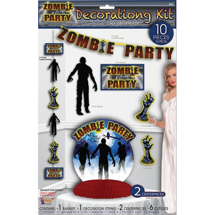 Actual product image Forum Novelties Decoration set Zombie Party 10-pack