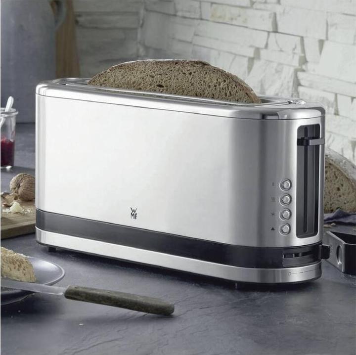 Produktbild WMF KÜCHENminis Langschlitztoaster 2-Scheiben mit Brötchenaufsatz