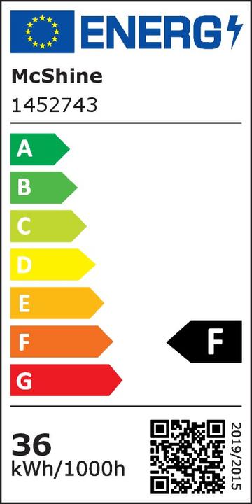 Energie-Label Click-licht LED Stablampe (R7s, 4 W, 400 lm, 1 x, F)
