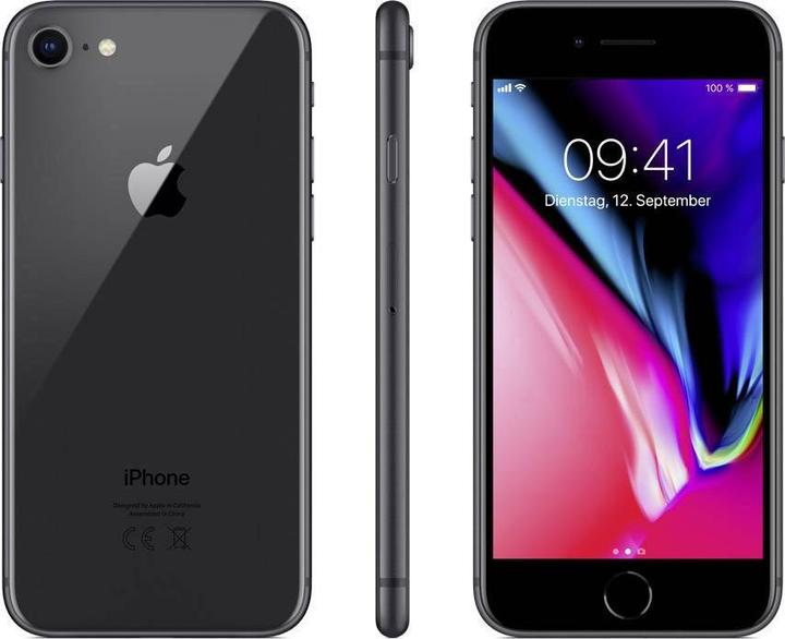 Produktbild Renewd iPhone 8 (64 GB, Spacegrau, 4.70", 12 Mpx, Single SIM, A / Wie neu)