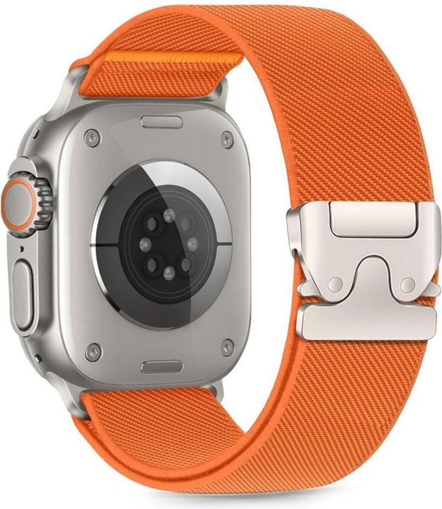 Image du produit 4Kom Nylon Clasp for Apple Watch 44/45/46/49mm - Orange