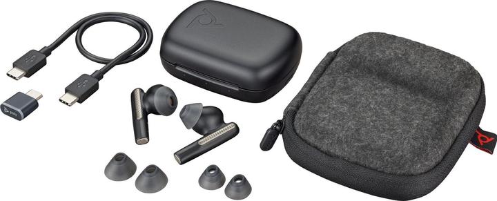 Produktbild Poly Voyager Free 60 UC M Carbon Black Earbuds (ANC, 24 h, Kabellos)