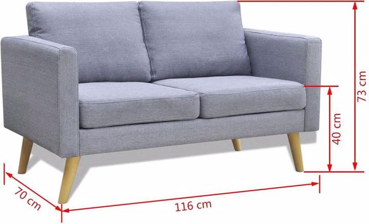 Produktbild VidaXL Canda (2-Sitzer)