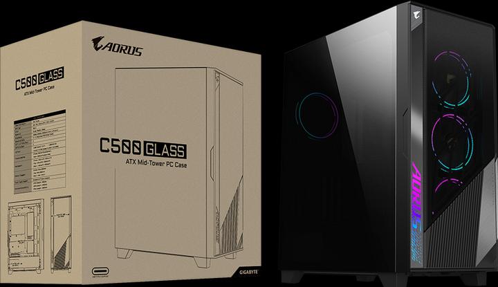 Image du produit Gigabyte Aorus C500 (ATX, E-ATX, Mini-ITX, mATX)
