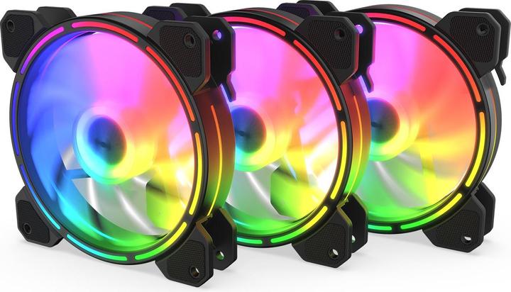 Produktbild Krux Lunar 120 ARGB KIT 3x 120mm (120 mm, 3 x)