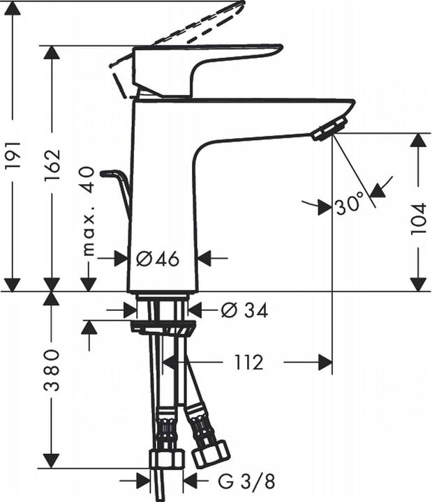 Immagine prodotto hansgrohe Talis E Cromo