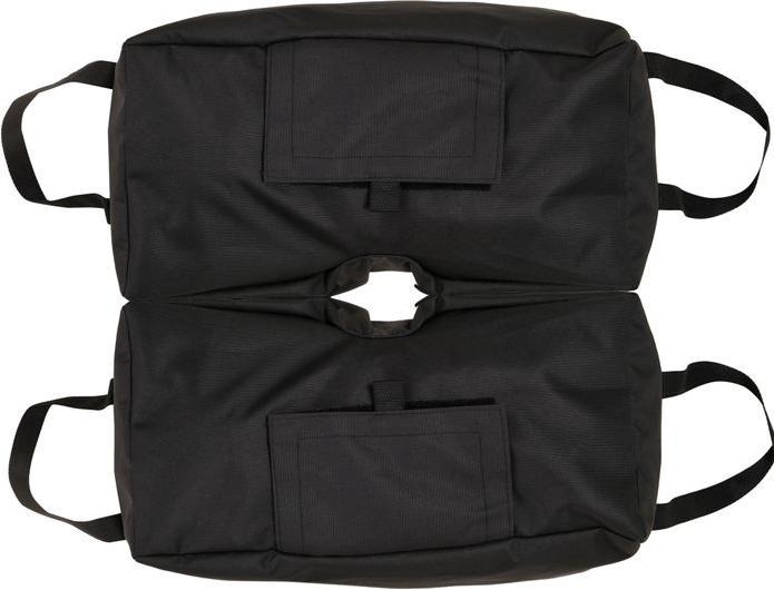 Immagine prodotto Swisshandel24 Supporto per ombrellone Sacco di sabbia 2 x sacco riempibile 50 kg con pala Poliestere + plastica