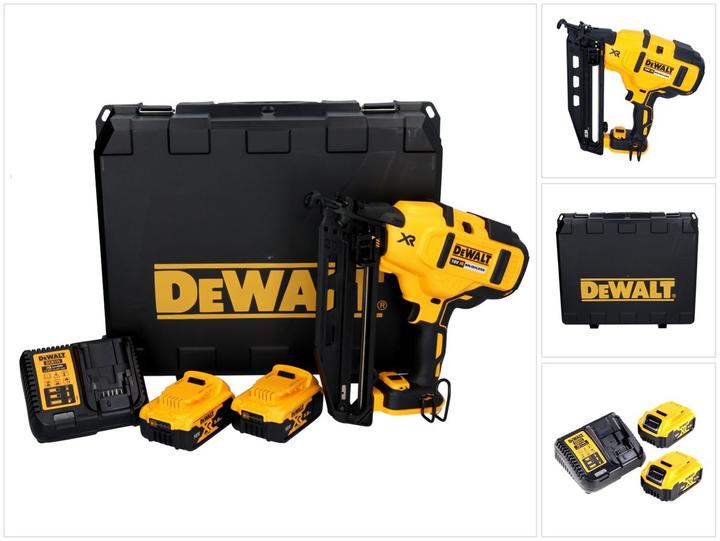 Productafbeelding DeWalt DCN 660 P2 accu spijkermachine 18 V 32 - 63 mm Borstelloos + 2x Accu 5,0 Ah + Lader + Koffer