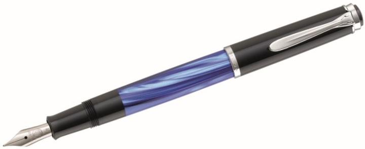 Produktbild Pelikan Füllhalter M205 Blau-Marm. M Etui (Blau-Marmoriert, 1 x)