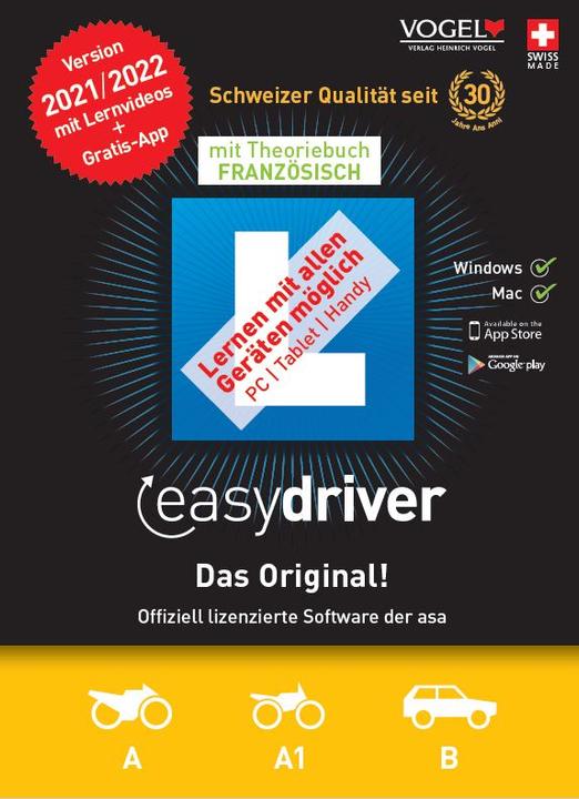 Actual product image easydriver 2021/22 incl. theory booklet (1 User, 12 months)