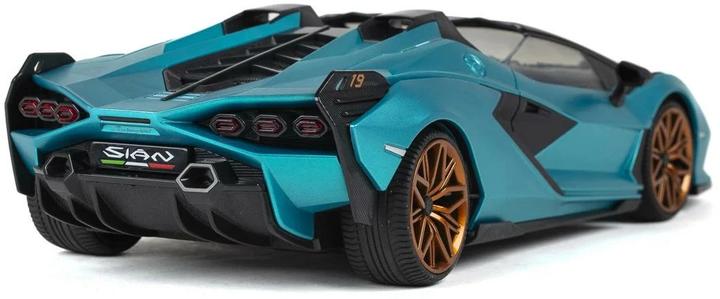 Image du produit Toymax Voiture Lamborghini Sian avec lumière, turquoise, 1:16