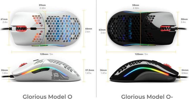 Actual product image Glorious PC Gaming Race Model O- (Cable)