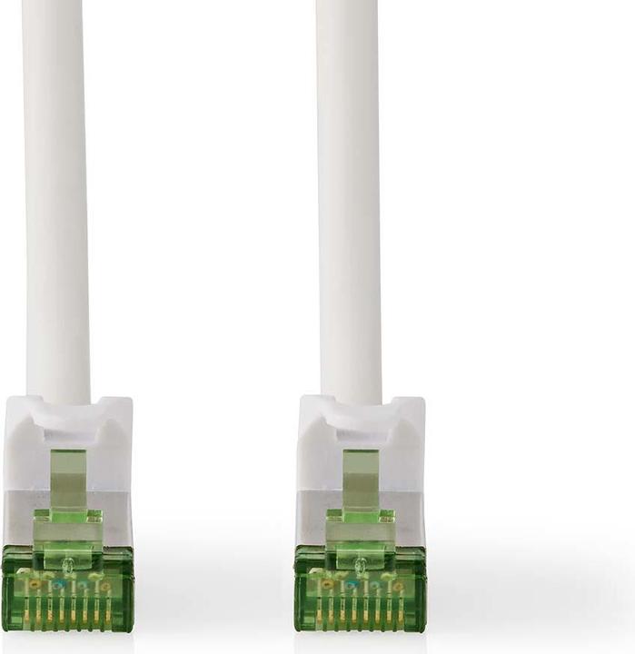Image du produit Nedis CCGP85420WT100 Câble Cat 7 PiMF RJ45 mâle RJ45 mâle 100.0 m Rond LSZH Blanc Sachet plastique (S/FTP, CAT7, 10 m)