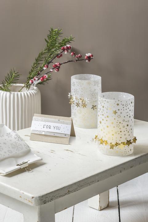 Image du produit Heyda Papier transparent Noël 10 feuilles, A4, or, argent (115 g/m², 10 x)