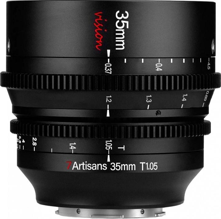 7artisans Focale fixe 35 mm T1.05 (Fujifilm X, APS-C / DX)