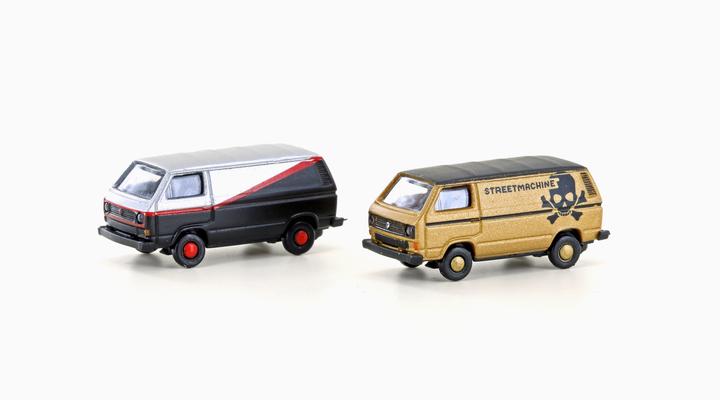 Image du produit Hobbytrain VW T3 2er Set Tuning (Série Métallique)
