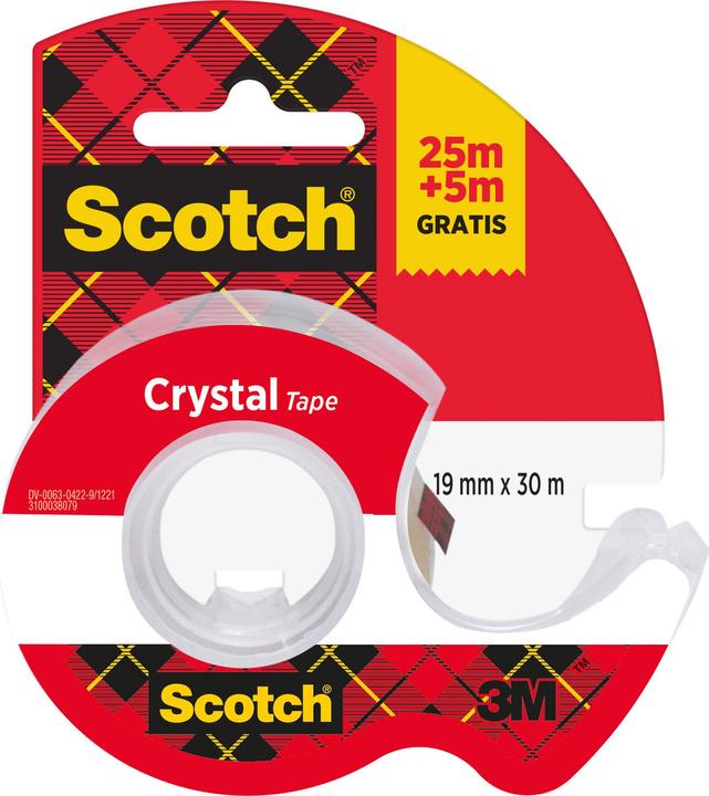 Produktbild Scotch Klebefilm Crystal Clear 600, inkl. Handabroller