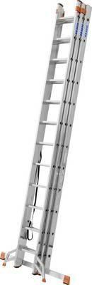 Actual product image Krause KRAU 129680 Tribilo Rungs Multipurpose Ladder Three-Piece 3x10 Rungs (Multi-purpose ladder, 4.90 cm)