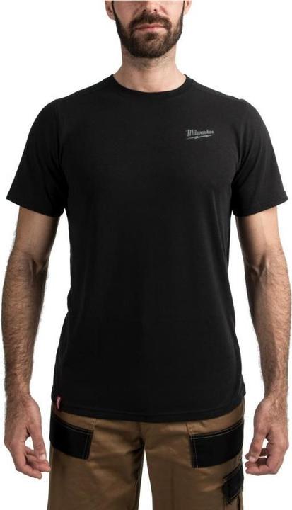 Actual product image GCS Short-sleeved T-shirt - Black Htssbl-L (L)