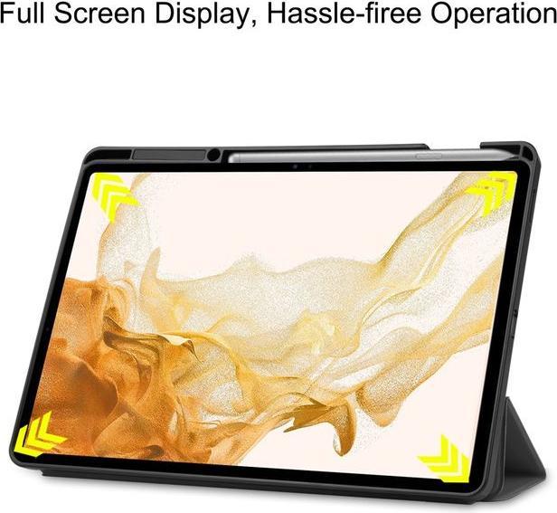 Actual product image MU Classic Triple foldable leather cover (Galaxy Tab S8+)