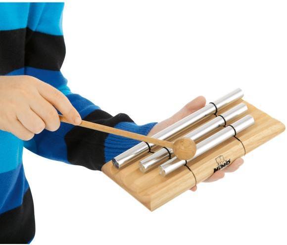 Produktbild Meinl Klangstäbe Nino 580 Energy Chimes 3 Töne mit Tuch (Perkussion)