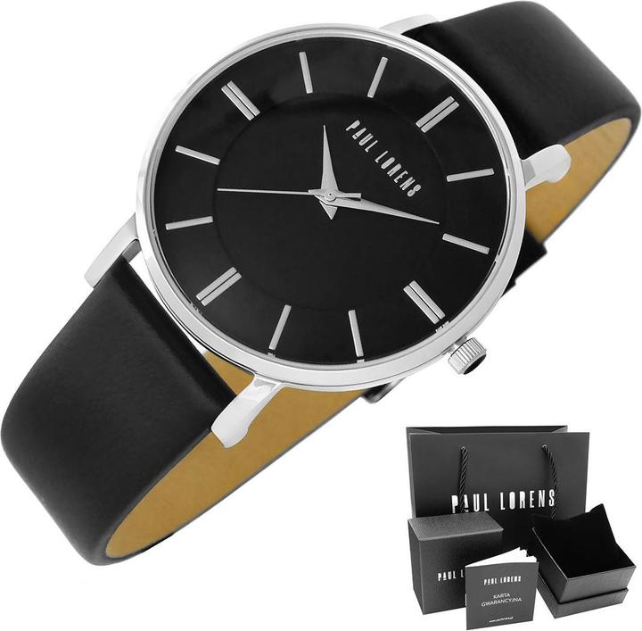Actual product image Paul Lorens MEN'S WATCH - PL10401A-1A1 (zg353a) + BOX (200 mm)