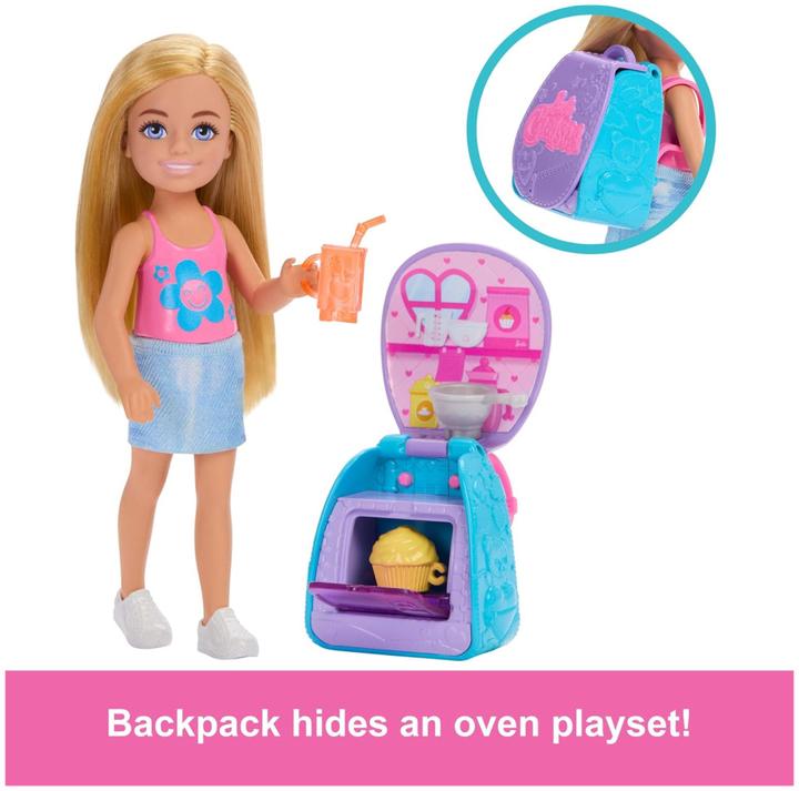 Actual product image Barbie Chelsea cupcake backpack