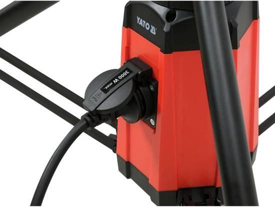Actual product image Yato Professional LED tower construction spotlight with socket and stand, 360° 3800 lumen, 50 watt (3800 lm)