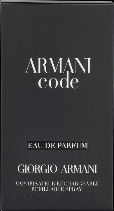 Actual product image Giorgio Armani Code Refillable (Eau de parfum, 50 ml)