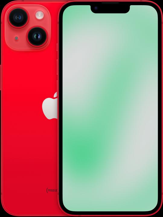 Produktbild Revendo iPhone 14 (128 GB, PRODUCT, 6.10", 12 Mpx, SIM + eSIM, B / Sehr gut)