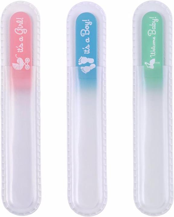 Actual product image Borghetti Glasnagelfeile 9 cm Baby farbig assortiert