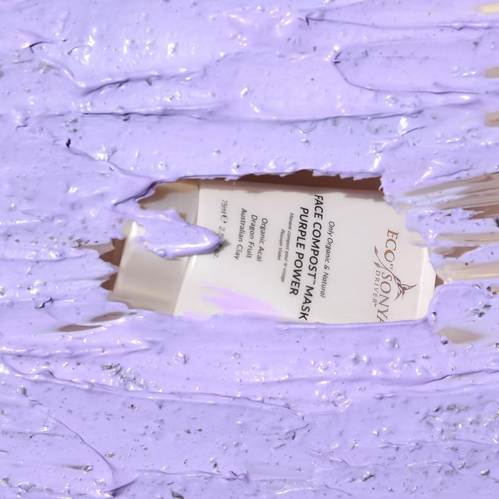 Produktbild Eco by Sonya Organic Face Compost Mask Purple Power - Aufhellende & beruhigende Gesichtsmaske (75 ml)