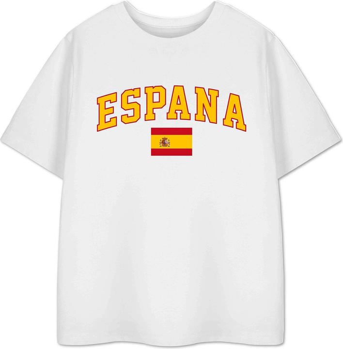 Actual product image Show Me The Merch Childrens/Kids Spain Short-Sleeved T-Shirt (158, 164)