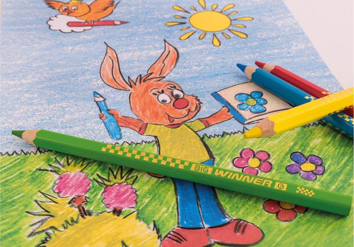 Produktbild EberhardFaber Buntstifte BIG WINNER (Mehrfarbig, 96 x)