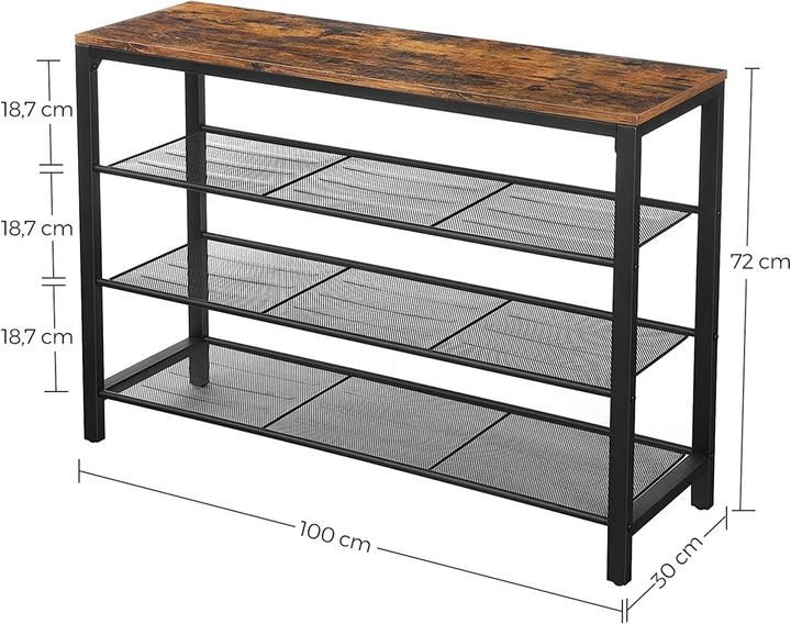 Actual product image Vasagle Timotea (100 x 30 x 72 cm)