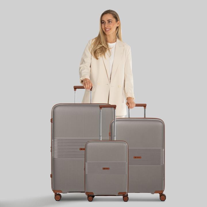 Produktbild Farmhood Eco Edition 02 4 Rollen Kofferset 3-teilig mit Dehnfalte (229 l, XL (ab 115l))