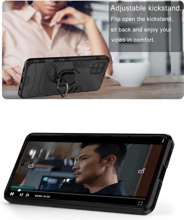 Produktbild Screenguard RingCase Anti-Shock Samsung Galaxy A42 5G Hülle (Samsung Galaxy A42 5G)