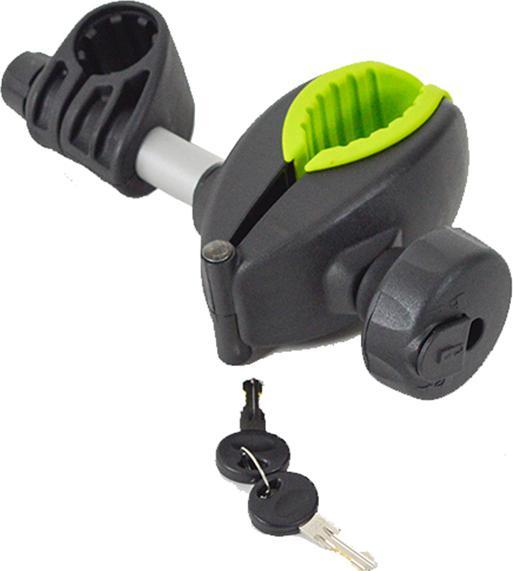 BuzzRack Bras court avec pince et lock pour porte-vélo (Schwarz)