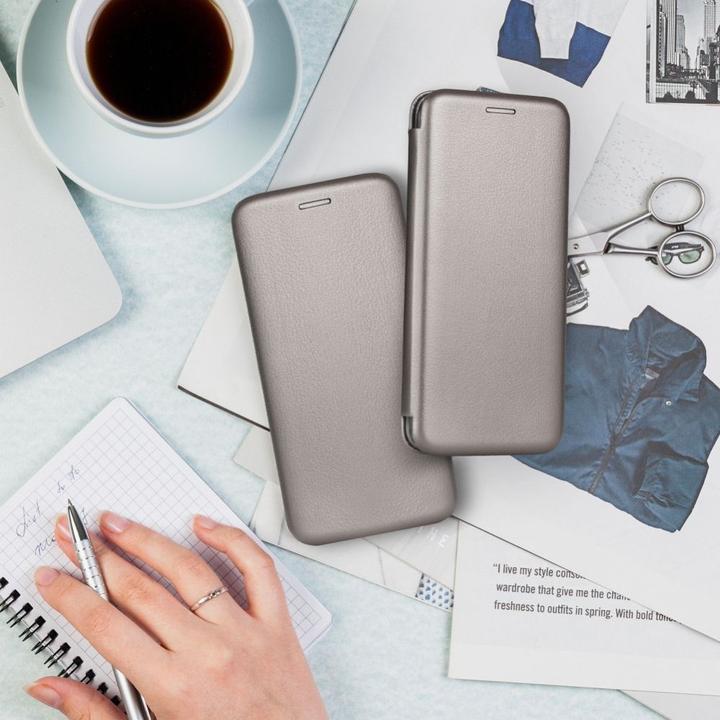 Produktbild Forcell Book case OEM ELEGANCE book case for SAMSUNG S24 PLUS grey (Samsung Galaxy S24+)