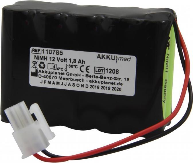 Produktbild AccuCell Akku Cardiette Cardioline AR1200 View AR1200view - GP180AAH10YMXZ (1 Stk., 1800 mAh, Akku)