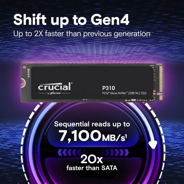 Produktbild Crucial P310 (2000 GB, M.2 2280)