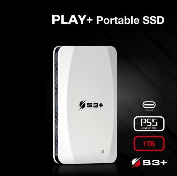 S3Plus Technologies S3SSDP1T0 Externe Solid State Festplatte 1 TB Weiss (1000 GB)