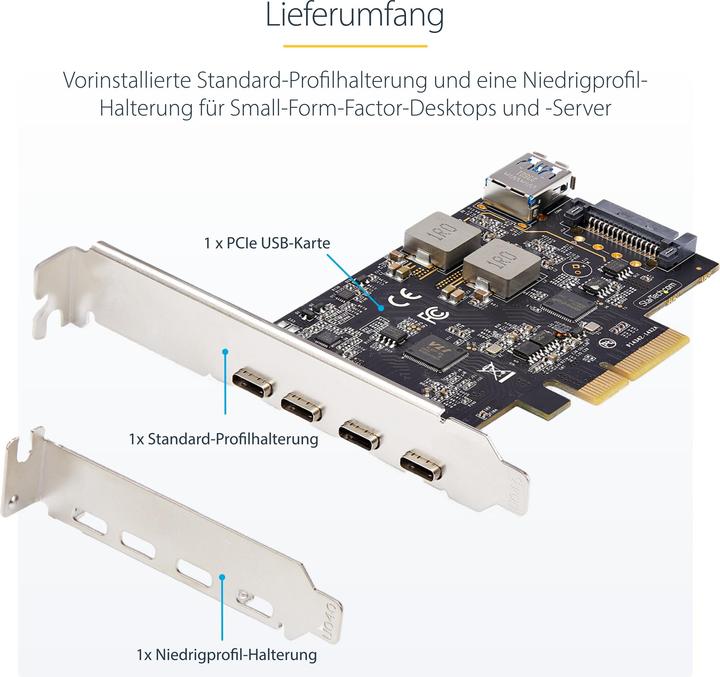 Produktbild StarTech 5-PORT USB PCIE CARD 10GBPS