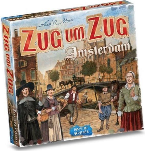 Immagine prodotto Days of Wonder DOWD0021 - Amsterdam - Città, Ticket to Ride, 2-4 giocatori, da 8 anni (edizione DE) (Tedesco)