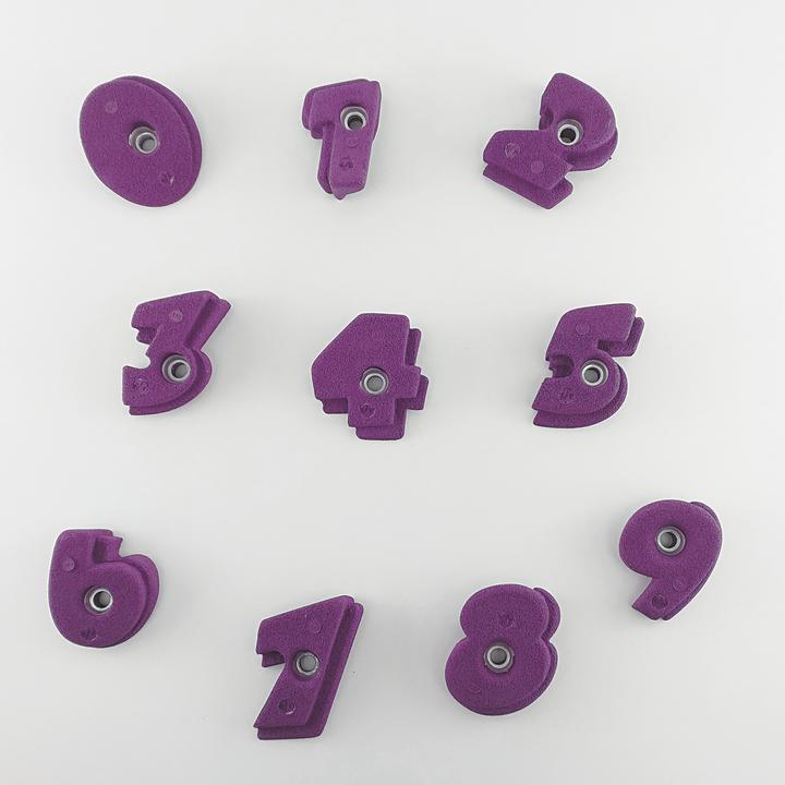 Produktbild Entre Prises Klettergriffe Numbers (Violett)
