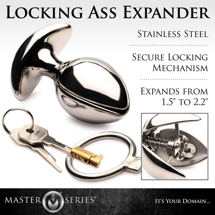 Actual product image Master Series Ass Vault Locking Ass Expander