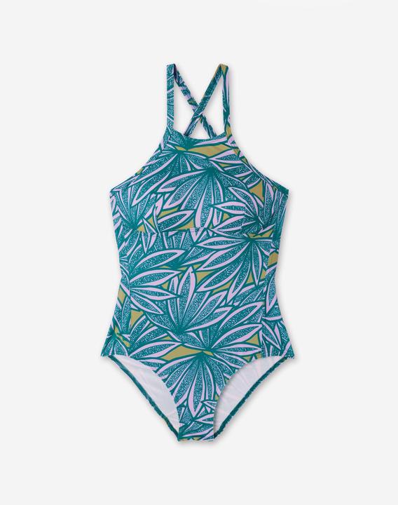 Produktbild Olaian Badeanzug Damen Andrea Flow blau/violett (L)