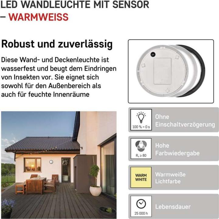 Produktbild Emos LED Deckenleuchte mit Bewegungsmelder (1000 lm)
