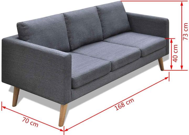 Produktbild VidaXL Canda (3-Sitzer)